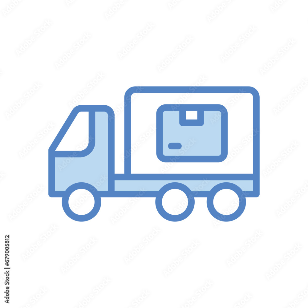 Truck icon isolate white background vector stock illustration Truck icon isolate white background vector stock illustration