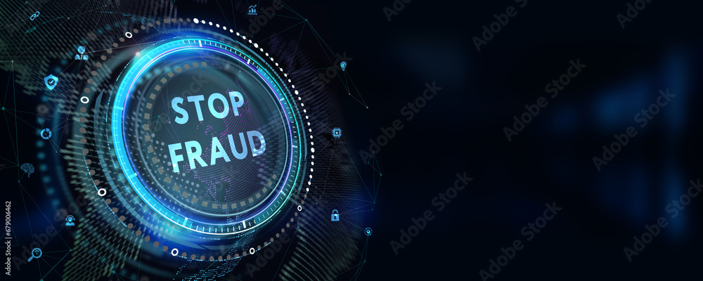 Fraud Alert Caution Defend Guard Notify Protect Concept. 3d illustration Fraud Alert Caution Defend Guard Notify Protect Concept. 3d illustration