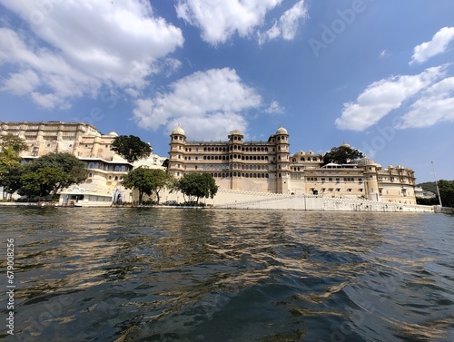 View of City Palace from Lake Pichola, Udaipur
