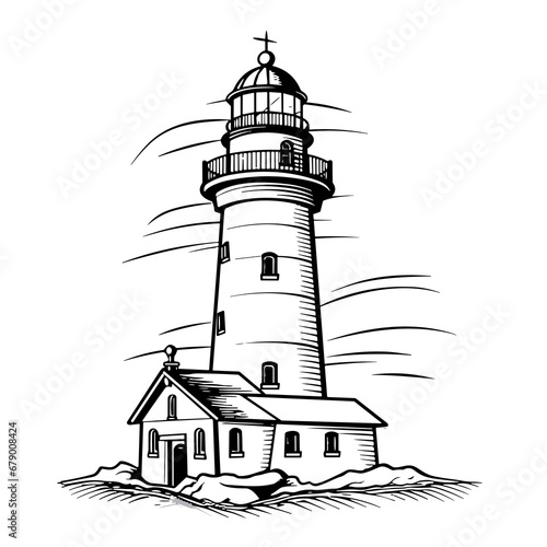 lighthouse, light, sea, coast, beacon, tower, ocean, sky, house, architecture, building, navigation, coastline, white, water, landscape, beach, landmark, travel, nautical, maine, safety, shore