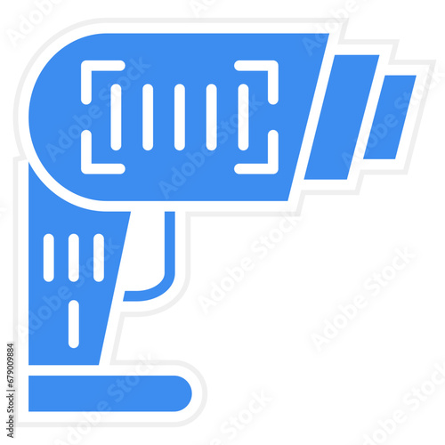 Vector Design Barcode Scanner Icon Style