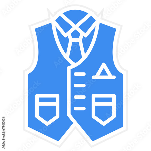 Vector Design Coat Vest Icon Style
