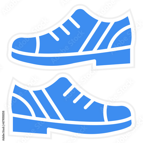 Vector Design Casual Shoes Icon Style