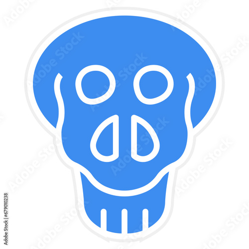 Vector Design Skull Icon Style