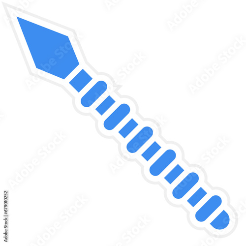 Vector Design Spear Icon Style