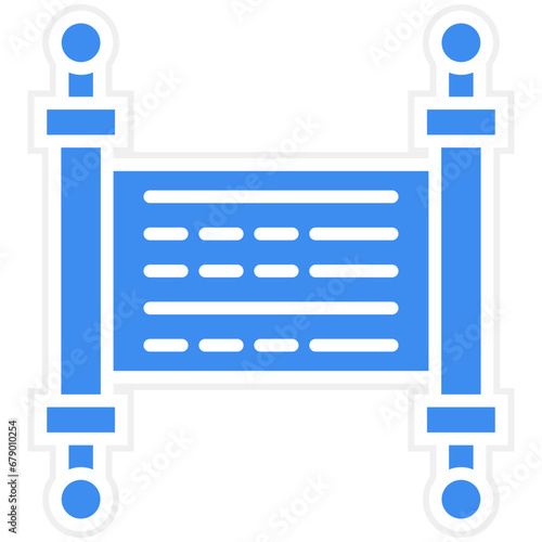 Vector Design Torah Icon Style