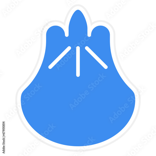 Vector Design Dumplings Icon Style