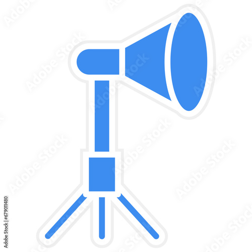 Vector Design Camera Reflector Icon Style