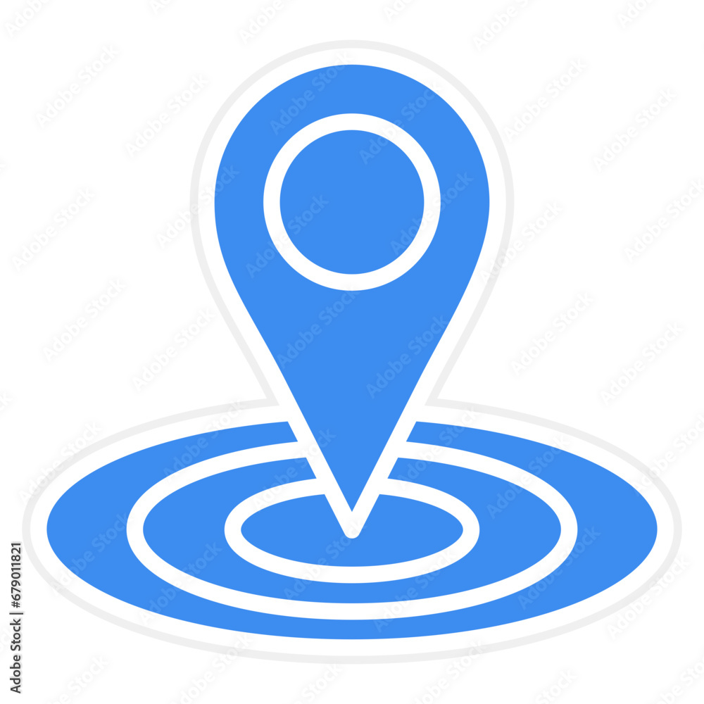 Vector Design Location Marker Icon Style Vector Design Location Marker Icon Style