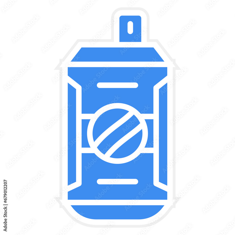 Vector Design Cola Can Icon Style Vector Design Cola Can Icon Style