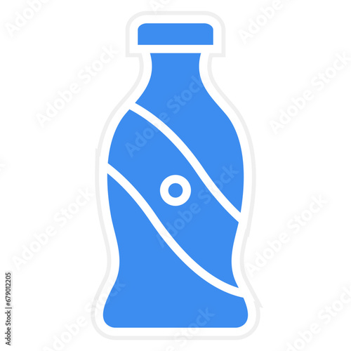 Vector Design Cola Bottle Icon Style