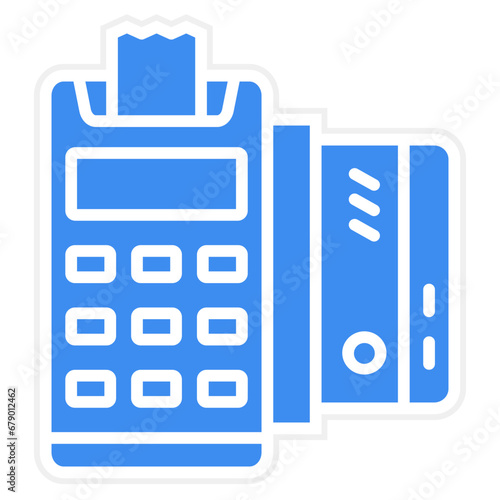 Vector Design Card Machine Icon Style