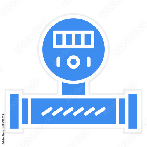 Vector Design Water Meter Icon Style