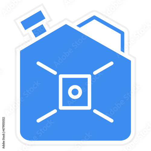 Vector Design Jerrycan Icon Style