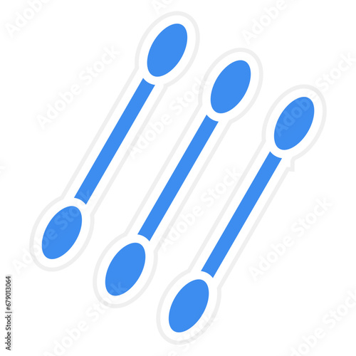 Vector Design Cotton Swabs Icon Style