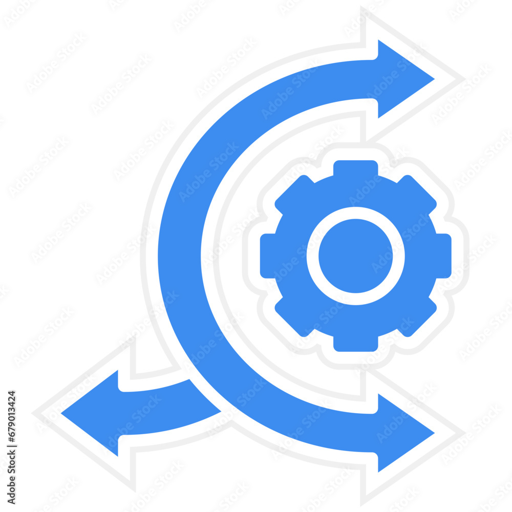Vector Design Agile Icon Style Vector Design Agile Icon Style