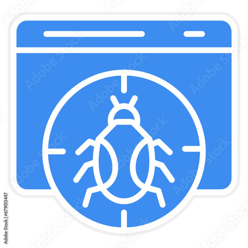 Vector Design Debug Icon Style