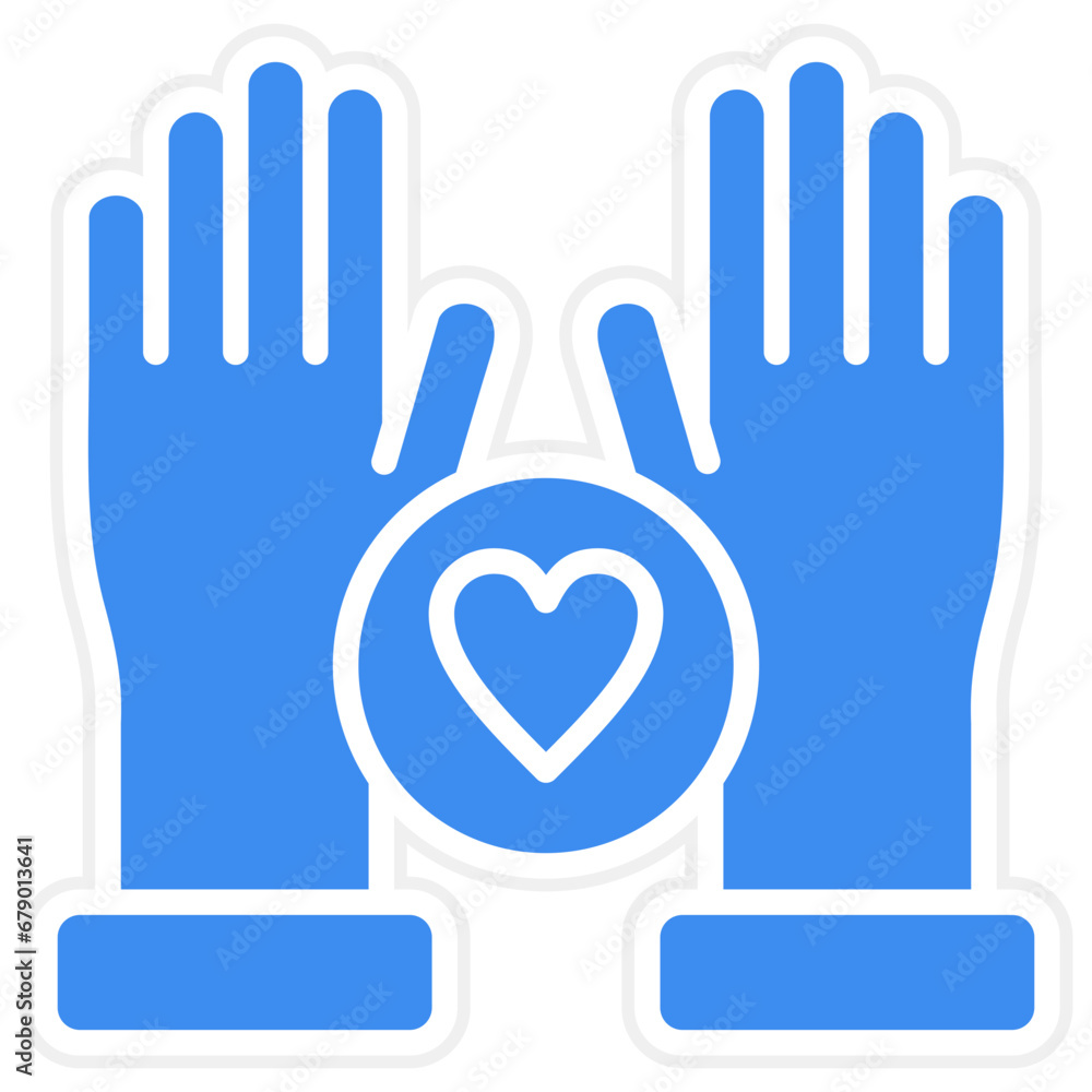 Vector Design Hands Up Icon Style Vector Design Hands Up Icon Style