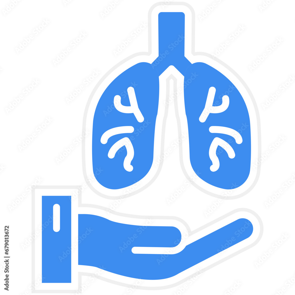 Vector Design Organ Donation Icon Style Vector Design Organ Donation Icon Style