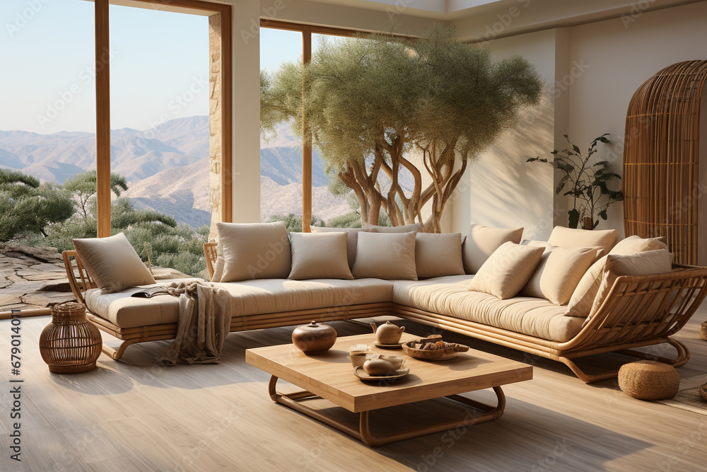 concept of strength and flexibility through bamboo, as its supple