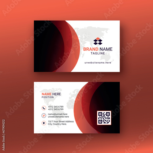 Corporate Business Design, Vector Business Card Design