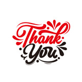 greeting text of thank you poster design