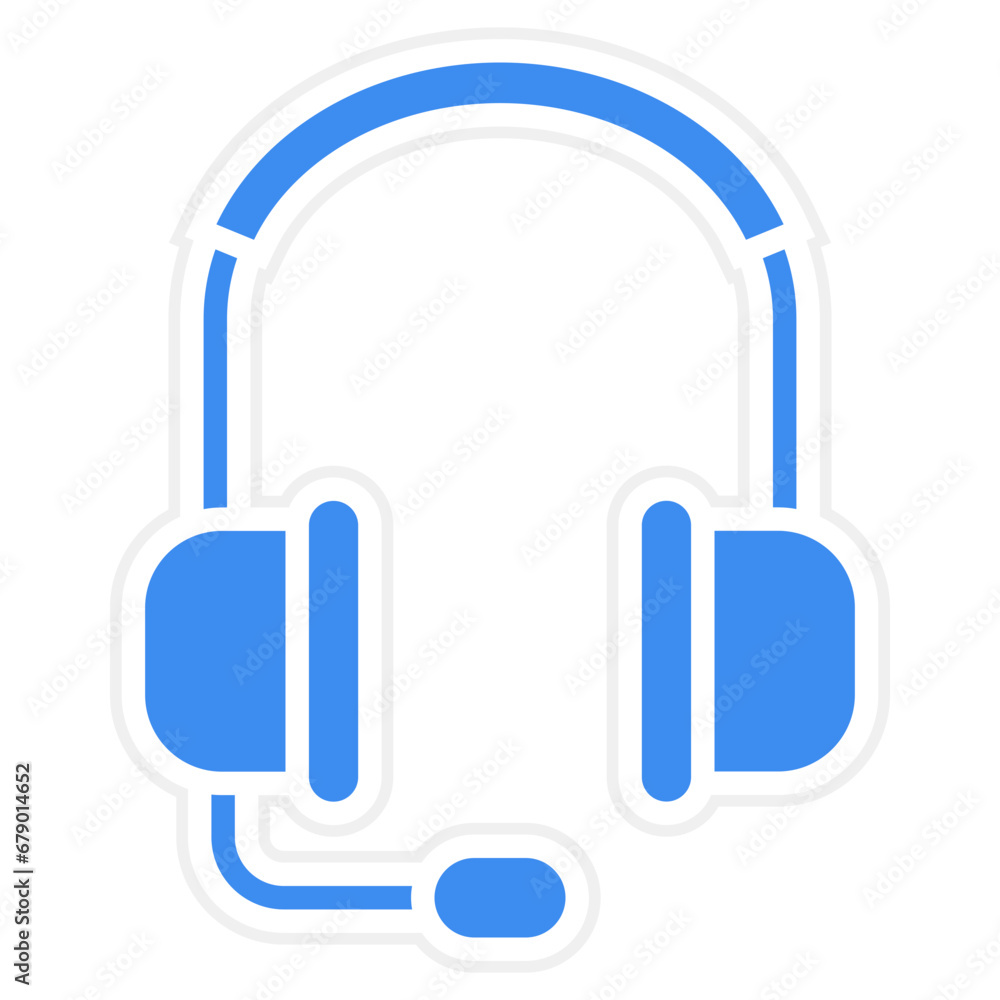 Vector Design Headphones Icon Style Vector Design Headphones Icon Style