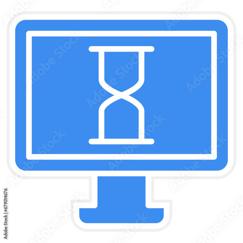 Vector Design Lag Icon Style