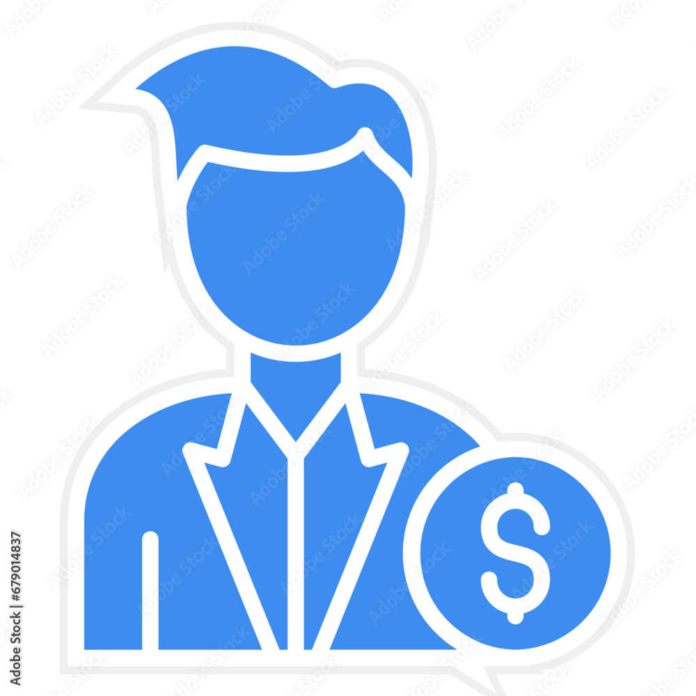Vector Design Accredited Investor Icon Style Vector Design Accredited Investor Icon Style