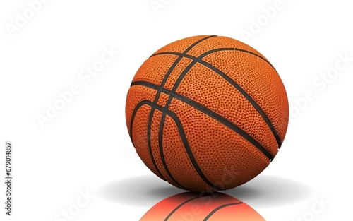 Basket ball isolated on white background