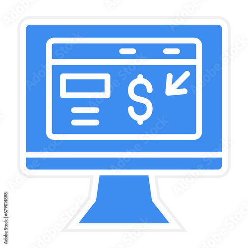 Vector Design Crowdfunding Portal Icon Style