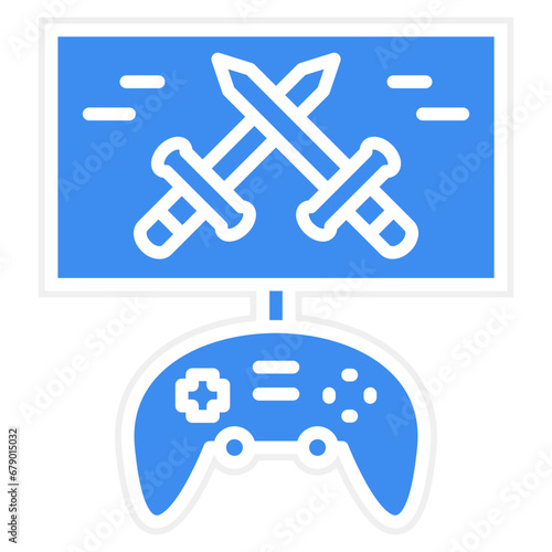 Vector Design Battle Royale Icon Style