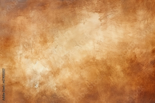 Vintage umber watercolor, textured for timeless design photo
