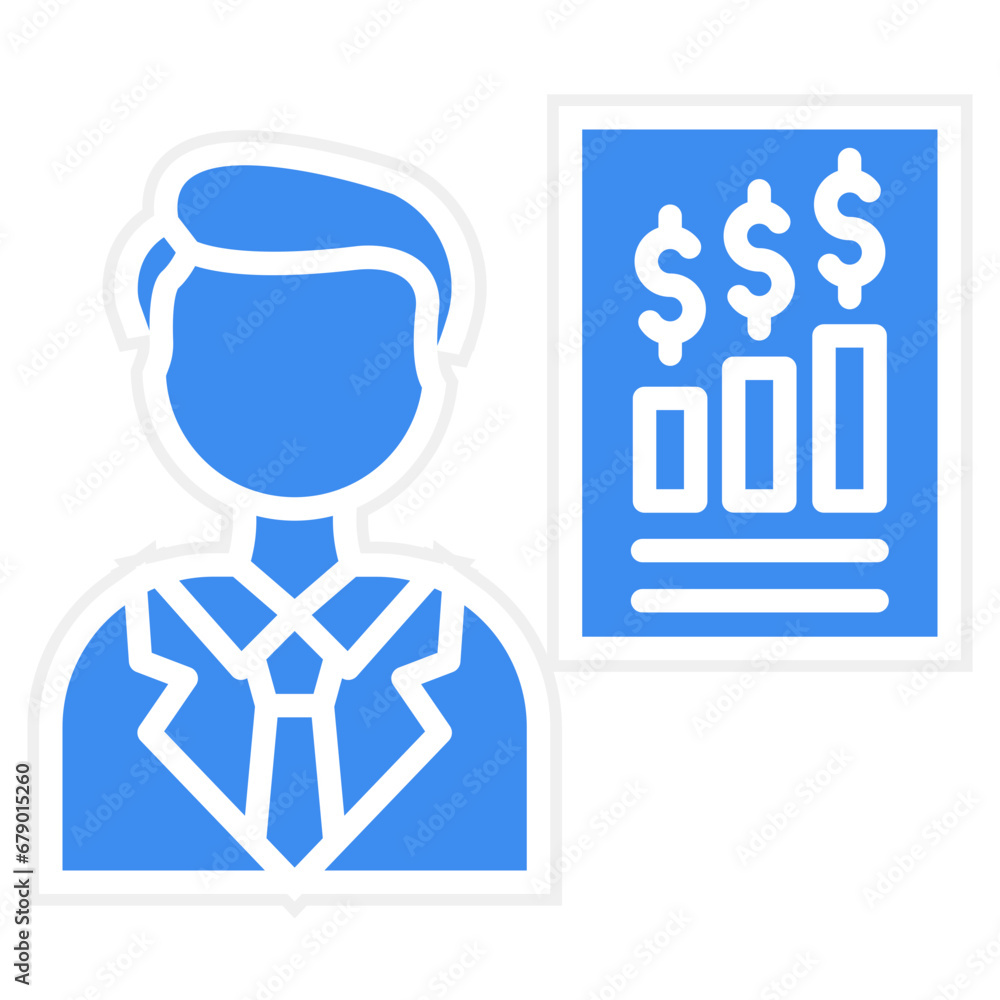 Vector Design Expert Male Icon Style Vector Design Expert Male Icon Style