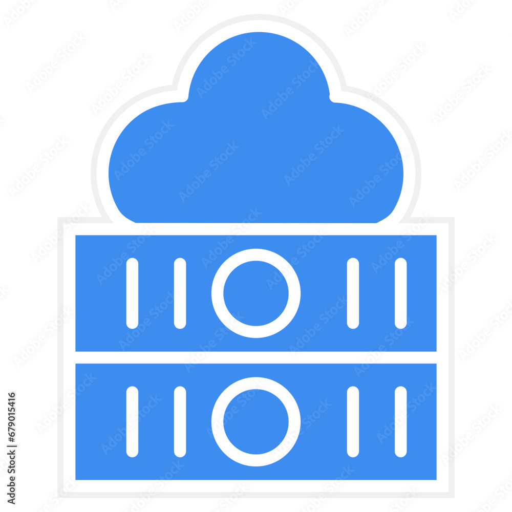 Vector Design Cloud Storage Icon Style Vector Design Cloud Storage Icon Style