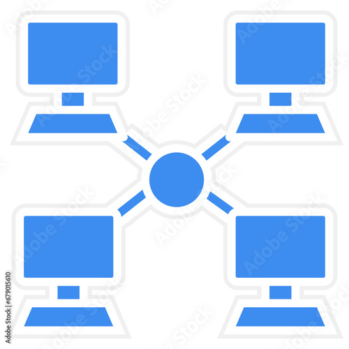 Vector Design Local Network Icon Style