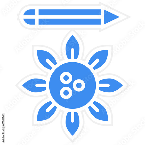 Vector Design Bio Art Icon Style