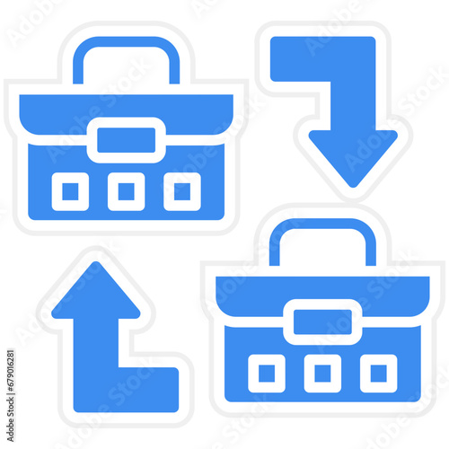 Vector Design B2B Icon Style
