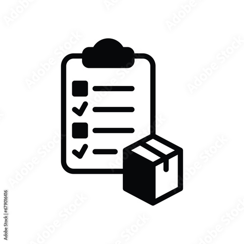 Customs Clearance icon isolate white background vector stock illustration