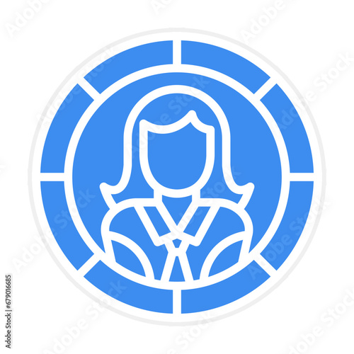 Vector Design Headhunting Icon Style