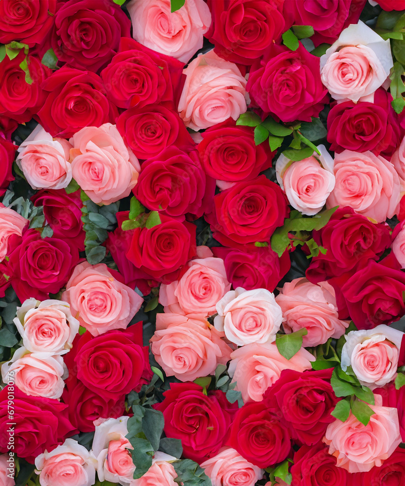 Backdrop of red and pink roses,Flowers wall background,Wedding decoration Backdrop of red and pink roses,Flowers wall background,Wedding decoration