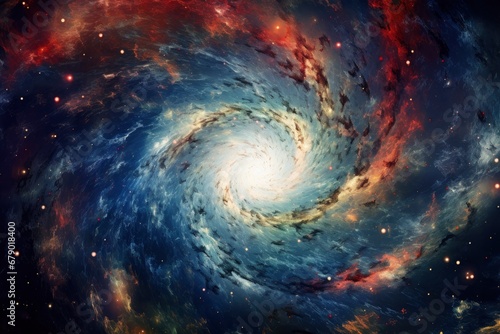 Central Spiral Galaxy.