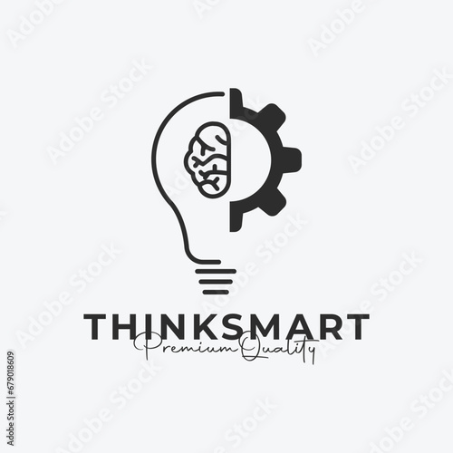 Photos Think smart logo icon design