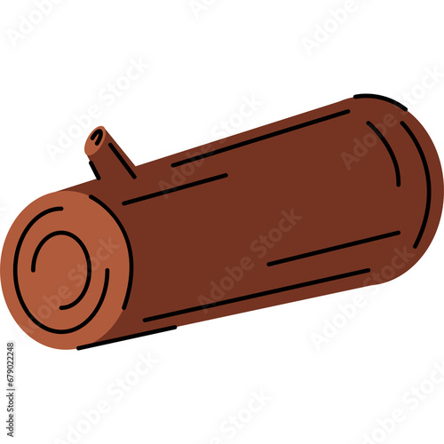 Wood Beam Illustration PNG Transparent Background