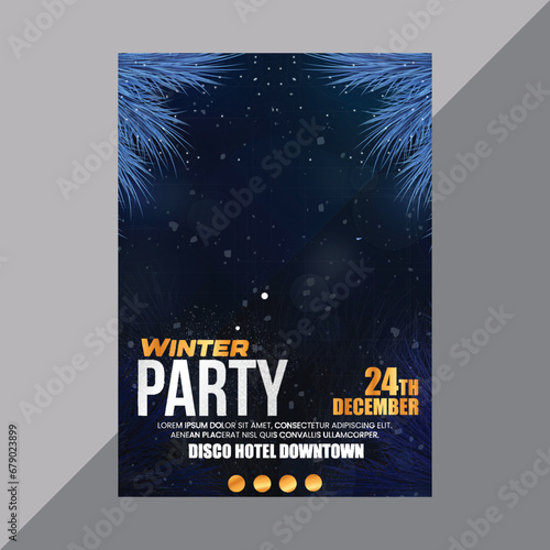 Special  Winter Party Design Template 