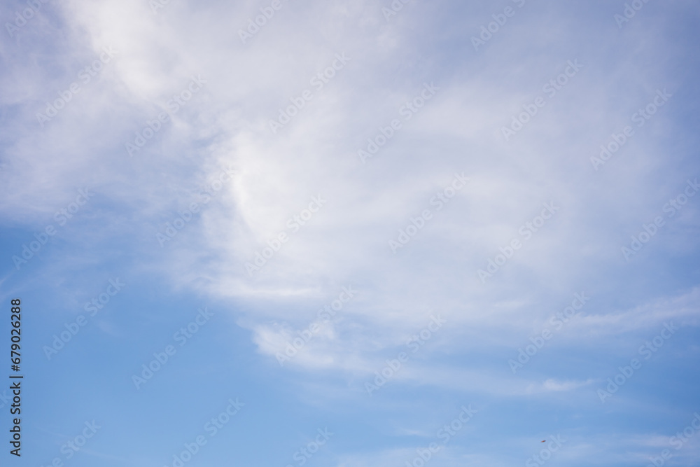 nature and landscape concept with cloudy sky background