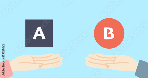 選択肢のアイキャッチ画像　A or B