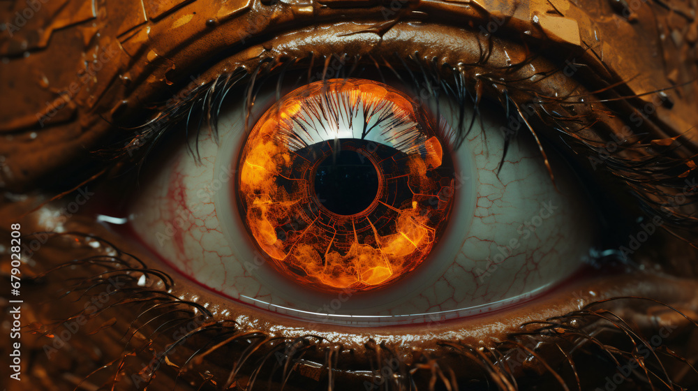 Close-up of the human eye