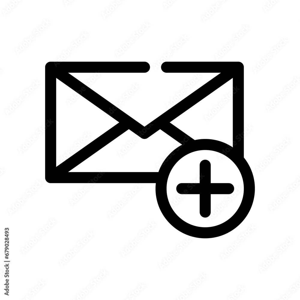 new message line icon new message line icon