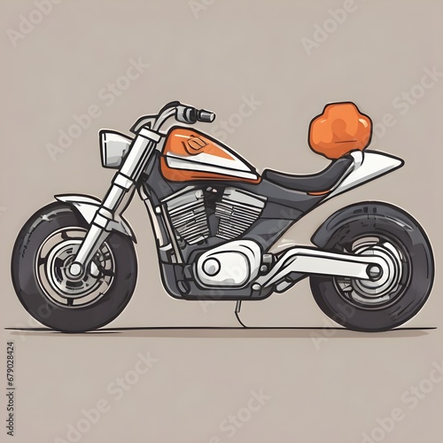 Motorcycle Icon Background Very Cool